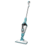 BLACK & DECKER Steam cleaner , FSMH1321-QS , Power 1300 W , Steam pressure 2.5 bar , Water tank capacity 0.5 L , White/Aqua