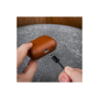 Fixed , Earbuds Case with MagSafe Support , Apple AirPods Pro 2/Pro 2 (USB-C) , Brown , Leather