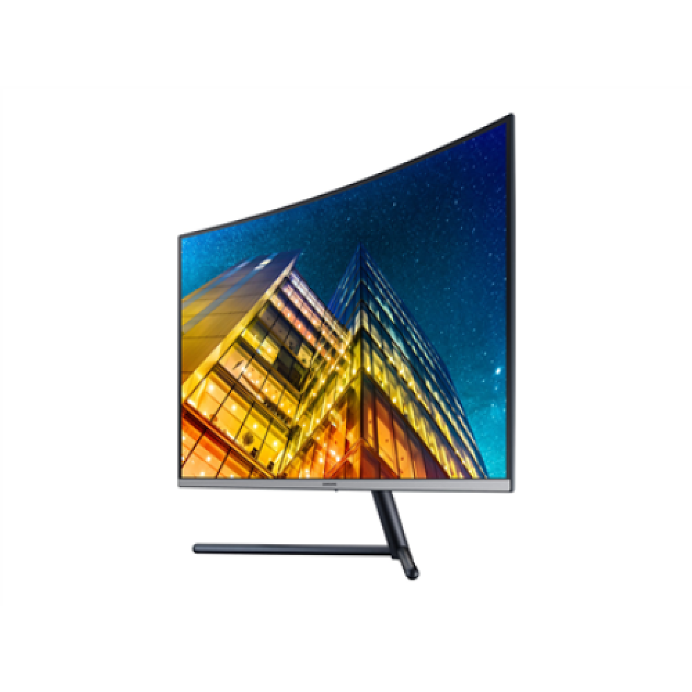 Samsung , Curved Monitor , LU32R590CWPXEN , 32 , VA , UHD , 16:9 , 60 Hz , 4 ms , 3840 x 2160 , 250 cd/m² , HDMI ports quantity 1 , Black