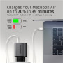 AXAGON Wall charger 67W, 2x port (USB-A + USB-C) PD3.0/PPS/QC4+/SFC 2.0/Apple , ACU-PQ67