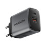 AXAGON Wall charger 67W, 2x port (USB-A + USB-C) PD3.0/PPS/QC4+/SFC 2.0/Apple , ACU-PQ67