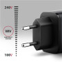 AXAGON Wall charger 67W, 2x port (USB-A + USB-C) PD3.0/PPS/QC4+/SFC 2.0/Apple , ACU-PQ67