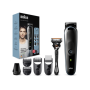 Braun All-in-one trimmer MGK5345 Cordless and corded Number of length steps 13 Black/Blue