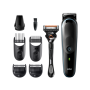 Braun All-in-one trimmer MGK5345 Cordless and corded Number of length steps 13 Black/Blue