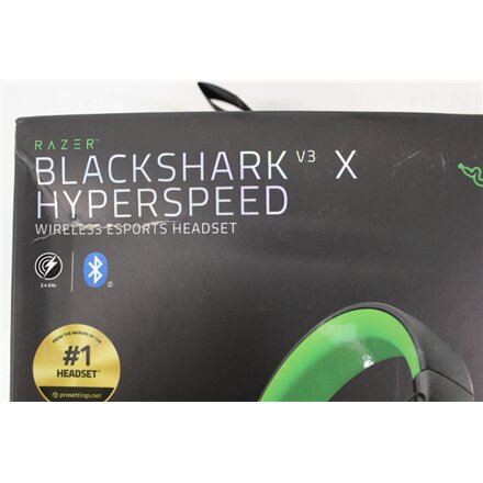 SALE OUT. Razer BlackShark V3 X HyperSpeed for Xbox Gaming Headset, Over-Ear,Wireless, Black , Razer DAMAGED PACKAGING