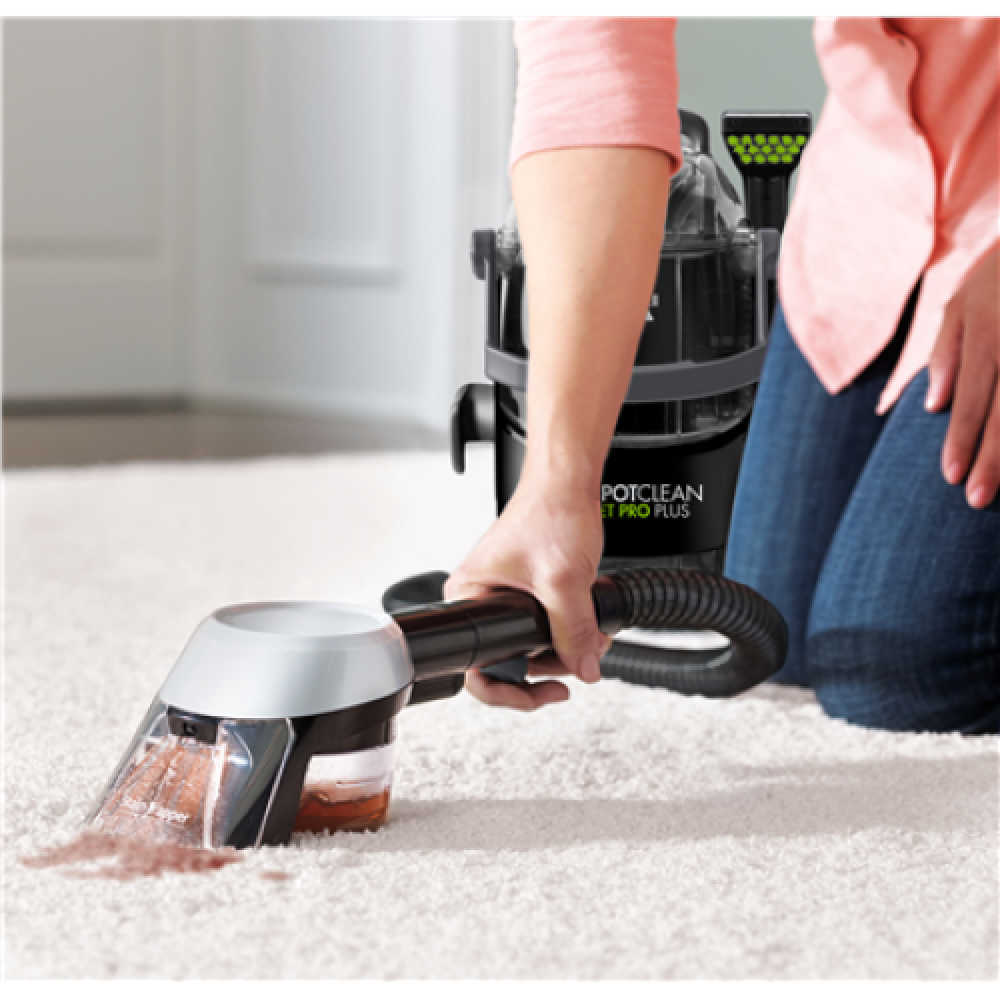 Bissell , SpotClean Pet Pro Plus Cleaner , 37252 , Corded operating , Handheld , 750 W , - V , Black/Titanium , Warranty 24 month(s)