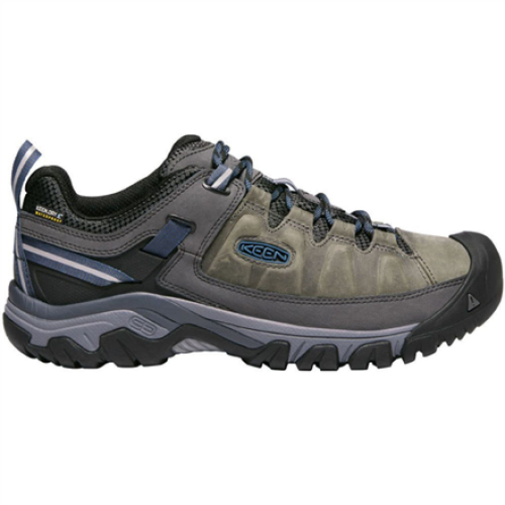 Keen Mens Hiking Shoes Steel Grey Captains Blue