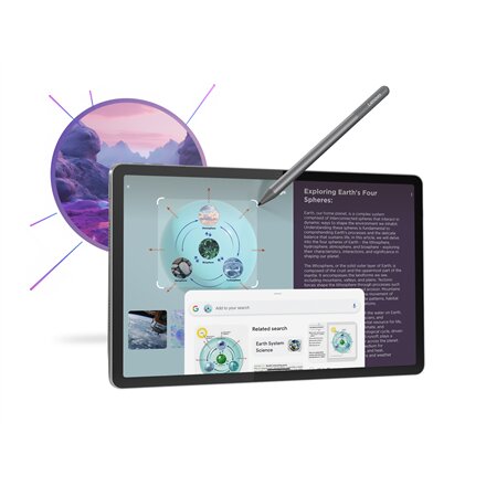Lenovo Idea Tab Wi-Fi (w/o power adapter) , ZAFR0006SE , 11 , Luna Grey , IPS , 2560x1600 pixels , MediaTek , Dimensity 6300 , 8 GB , Soldered LPDDR4x , 256 GB , Wi-Fi , Front camera , 5 MP , Rear camera , 8 MP , Bluetooth , 5.2 , Android , 15 (OS upgrade