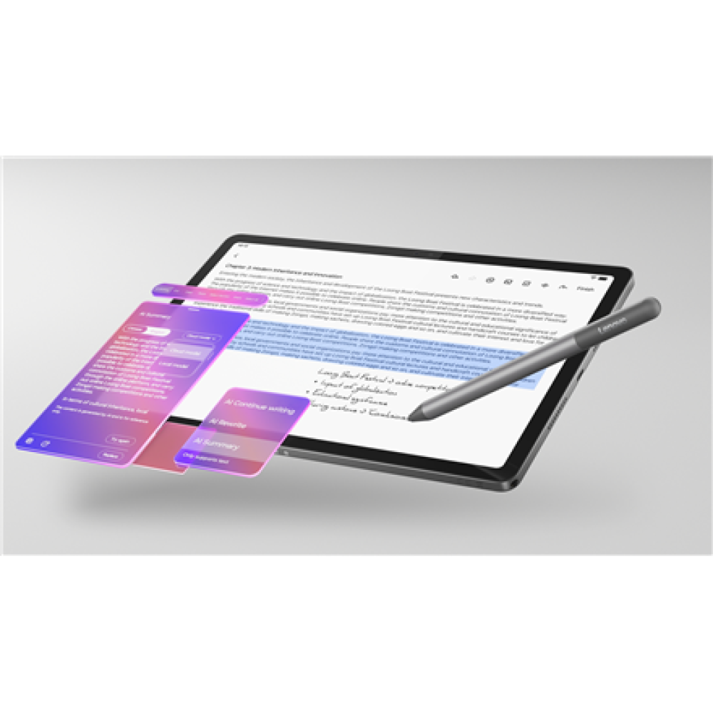 Lenovo Idea Tab 11 2.5K Mediatek Dimensity 6300/8GB/256GB/Android 15/Grey/2Y Warranty , Lenovo Tab (without power adapter) , Idea Tab , 11 , Luna Grey , IPS , 2560x1600 pixels , MediaTek , Dimensity 6300 , 8 GB , Soldered LPDDR4x , 256 GB , Wi-Fi , Front 