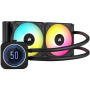 Corsair , iCUE H100i ELITE LCD XT Display , Black , Intel, AMD , CPU Liquid Cooler