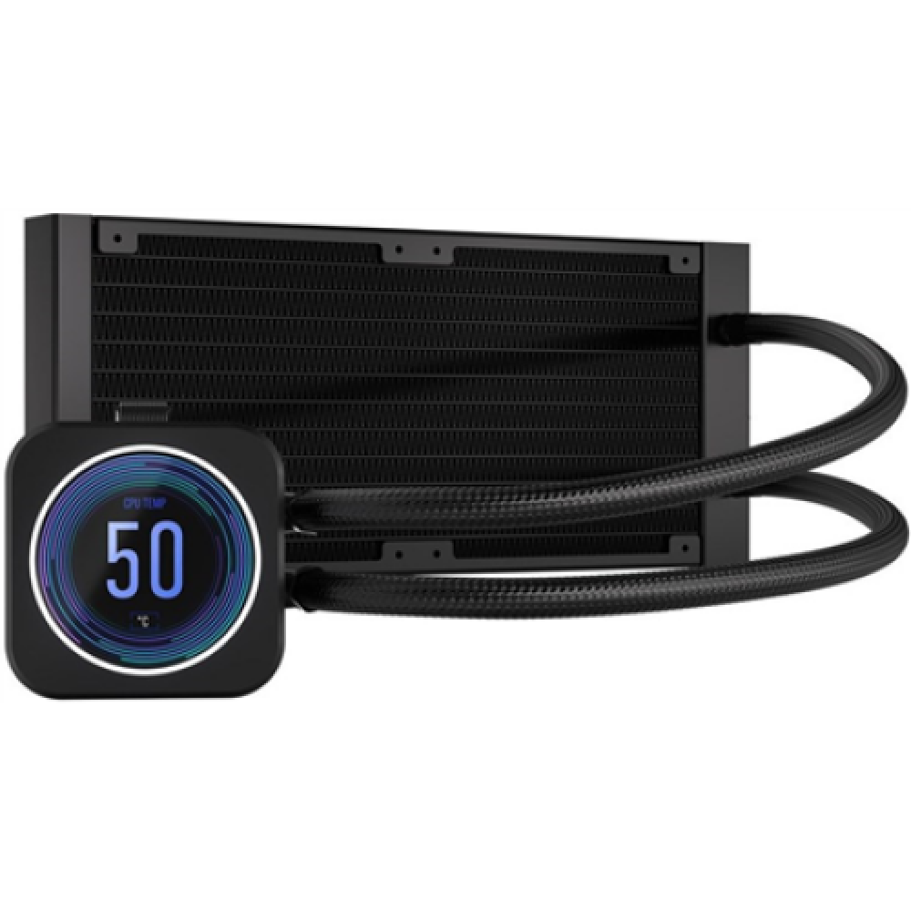 Corsair , iCUE H100i ELITE LCD XT Display , Black , Intel, AMD , CPU Liquid Cooler