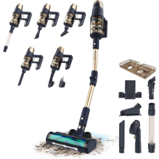Cecotec Vacuum cleaner , Rockstar RX70 AquaPet Flex Conga , Cordless operating , Stick/handheld , 780 W , Operating time (max) 100 min , Blue/Gold