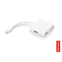 Lenovo , USB-C 3-in-1 Travel Hub , VGA, HDMI, USB 3.0 , Power Adapter