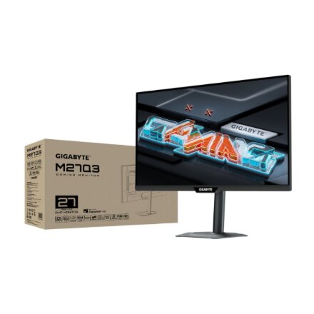 Gigabyte , M27Q3 EK , 27 , IPS , QHD , 300 Hz , 1 ms , 2560 x 1440 pixels , 400 cd/m² , HDMI ports quantity 2