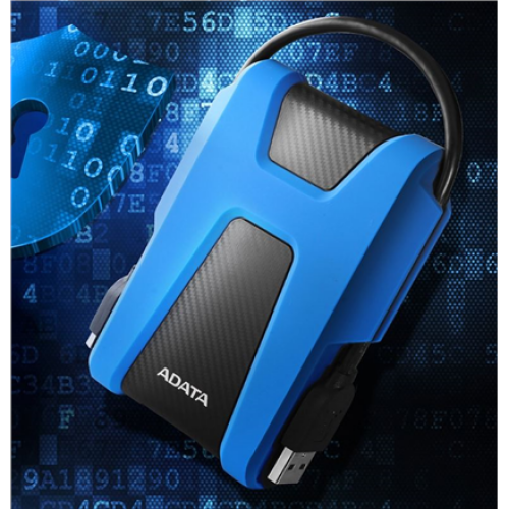 ADATA External Hard Drive HD680 1000 GB USB 3.1 Blue Backward compatible with USB 2.0