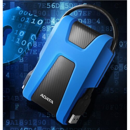 ADATA External Hard Drive HD680 1000 GB USB 3.1 Blue Backward compatible with USB 2.0
