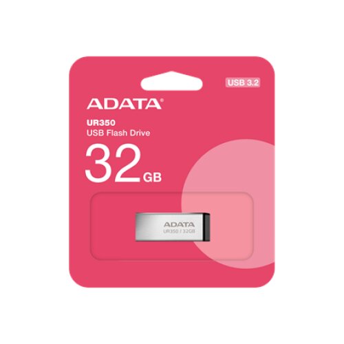ADATA , USB Flash Drive , UR350 , 32 GB , USB Type-A , Black