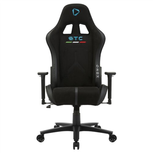 Onex PVC; Nylon caster; Metal , Gaming chairs , STC Alcantara L Series , Black