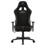 Onex PVC; Nylon caster; Metal , Gaming chairs , STC Alcantara L Series , Black