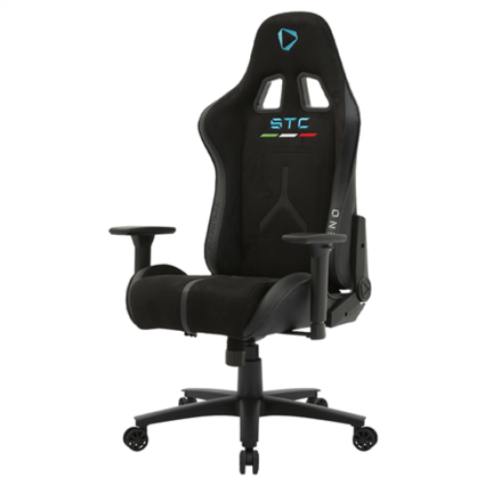 Onex PVC; Nylon caster; Metal , Gaming chairs , STC Alcantara L Series , Black