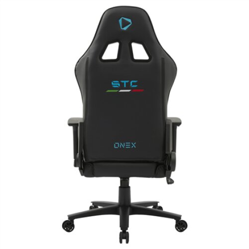 Onex PVC; Nylon caster; Metal , Gaming chairs , STC Alcantara L Series , Black