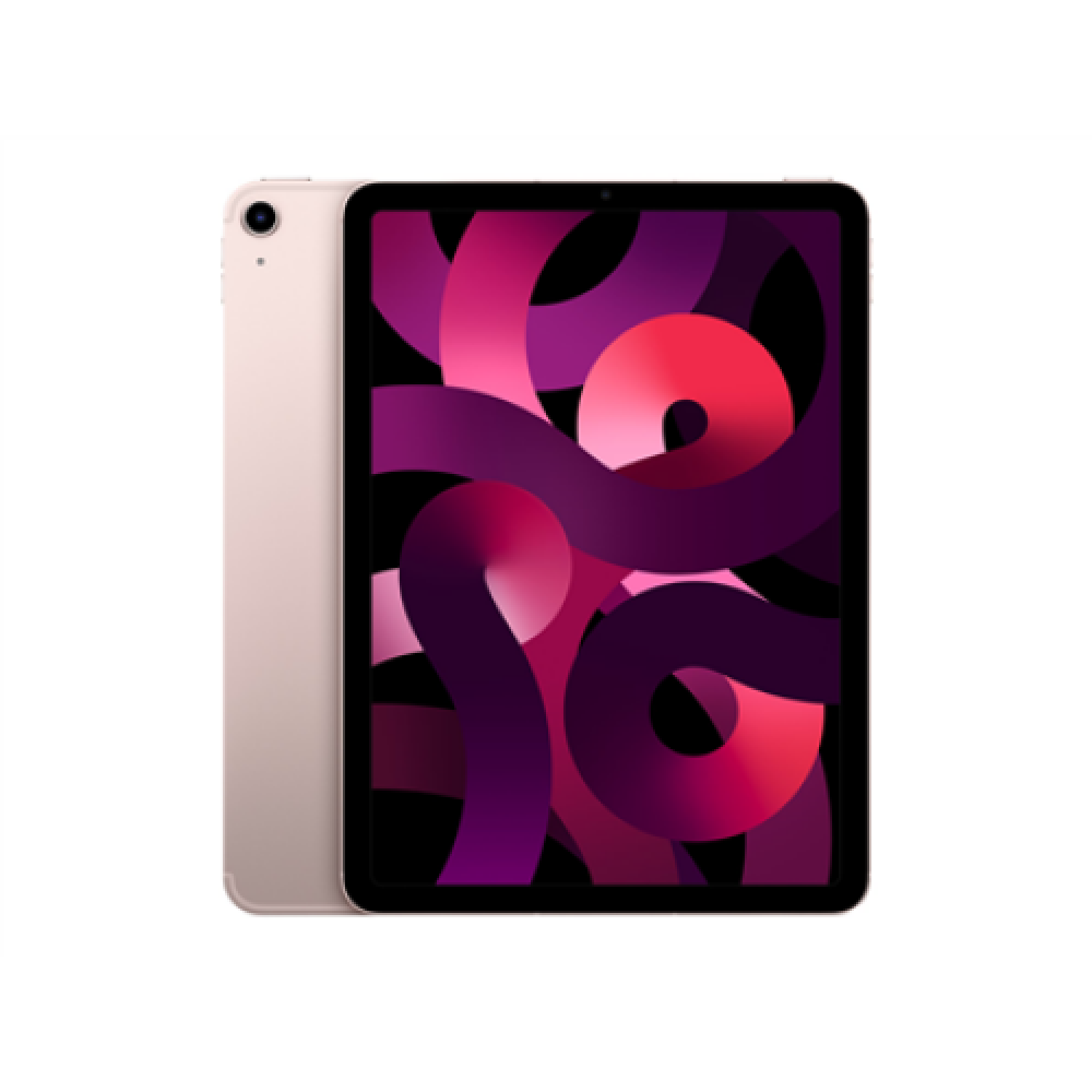 Apple , iPad Air 5th Gen , 10.9 , Pink , Liquid Retina IPS LCD , 1640 x 2360 pixels , Apple M1 , 8 GB , 64 GB , 5G , Wi-Fi , Front camera , 12 MP , Rear camera , 12 MP , Bluetooth , 5.0 , iPadOS , 15.4 , Warranty 12 month(s)