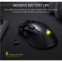Corsair IRONCLAW SE , Gaming Mouse , Wireless/Wired , 2.4GHz, Bluetooth, USB-C , Black