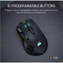 Corsair IRONCLAW SE , Gaming Mouse , Wireless/Wired , 2.4GHz, Bluetooth, USB-C , Black