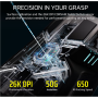 Corsair IRONCLAW SE , Gaming Mouse , Wireless/Wired , 2.4GHz, Bluetooth, USB-C , Black