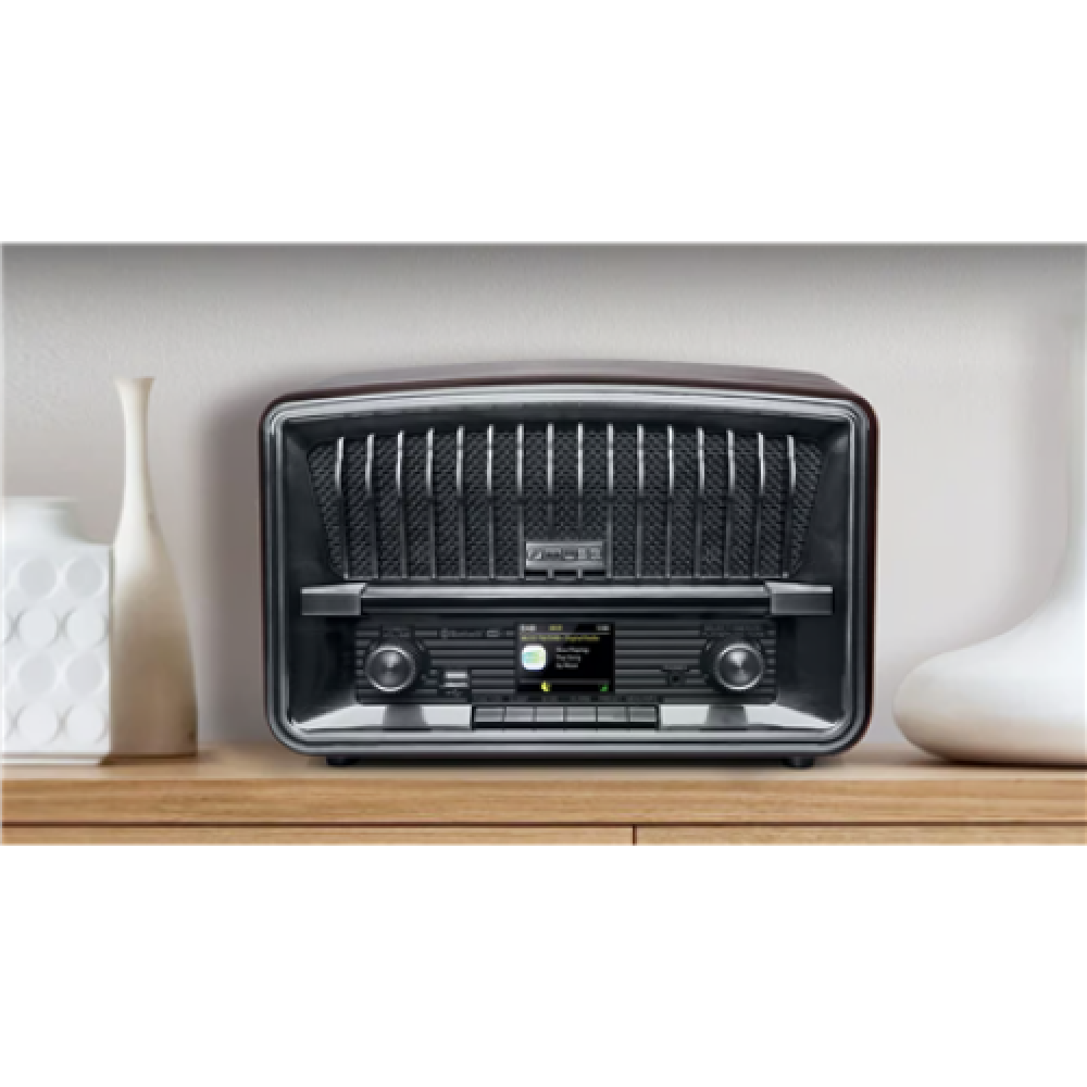 Muse , DAB+/FM Table Radio with Bluetooth , M-135 DBT , Alarm function , AUX in , Black