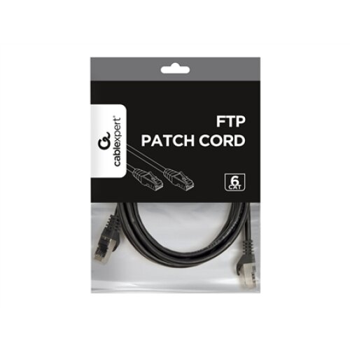 Gembird , Patch cord , FTP Cat6 , Black