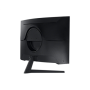 Samsung Curved Gaming Monitor LC32G55TQBUXEN 32 VA WQHD 16:9 1 ms 300 cd/m² Black HDMI ports quantity 1 144 Hz