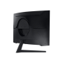 Samsung Curved Gaming Monitor LC32G55TQBUXEN 32 VA WQHD 16:9 1 ms 300 cd/m² Black HDMI ports quantity 1 144 Hz