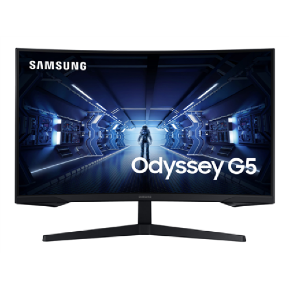 Samsung Curved Gaming Monitor LC32G55TQBUXEN 32 VA WQHD 16:9 1 ms 300 cd/m² Black HDMI ports quantity 1 144 Hz