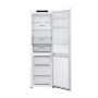 LG Refrigerator , GBV3100ESW , Energy efficiency class E , Free standing , Combi , Height 186 cm , No Frost system , Fridge net capacity 234 L , Freezer net capacity 110 L , Display , 35 dB , White