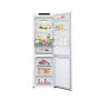 LG Refrigerator , GBV3100ESW , Energy efficiency class E , Free standing , Combi , Height 186 cm , No Frost system , Fridge net capacity 234 L , Freezer net capacity 110 L , Display , 35 dB , White