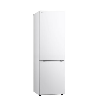 LG Refrigerator , GBV3100ESW , Energy efficiency class E , Free standing , Combi , Height 186 cm , No Frost system , Fridge net capacity 234 L , Freezer net capacity 110 L , Display , 35 dB , White
