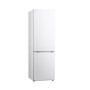 LG Refrigerator , GBV3100ESW , Energy efficiency class E , Free standing , Combi , Height 186 cm , No Frost system , Fridge net capacity 234 L , Freezer net capacity 110 L , Display , 35 dB , White
