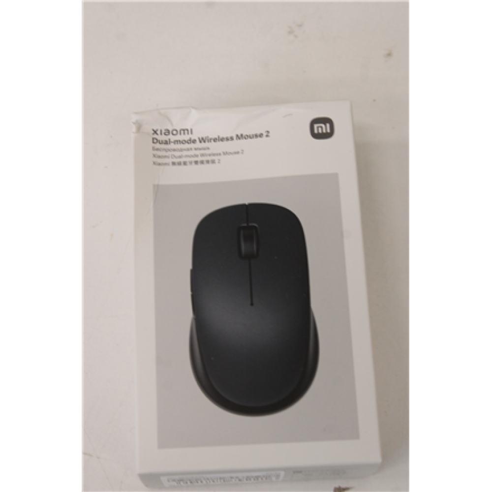 SALE OUT. Xiaomi Dual-mode Wireless Mouse 2 (Black) , SALE OUT. Xiaomi Dual-mode Mouse 2 , Wireless , 2.4 GHz, Bluetooth , Black , DAMAGED PACKAGING