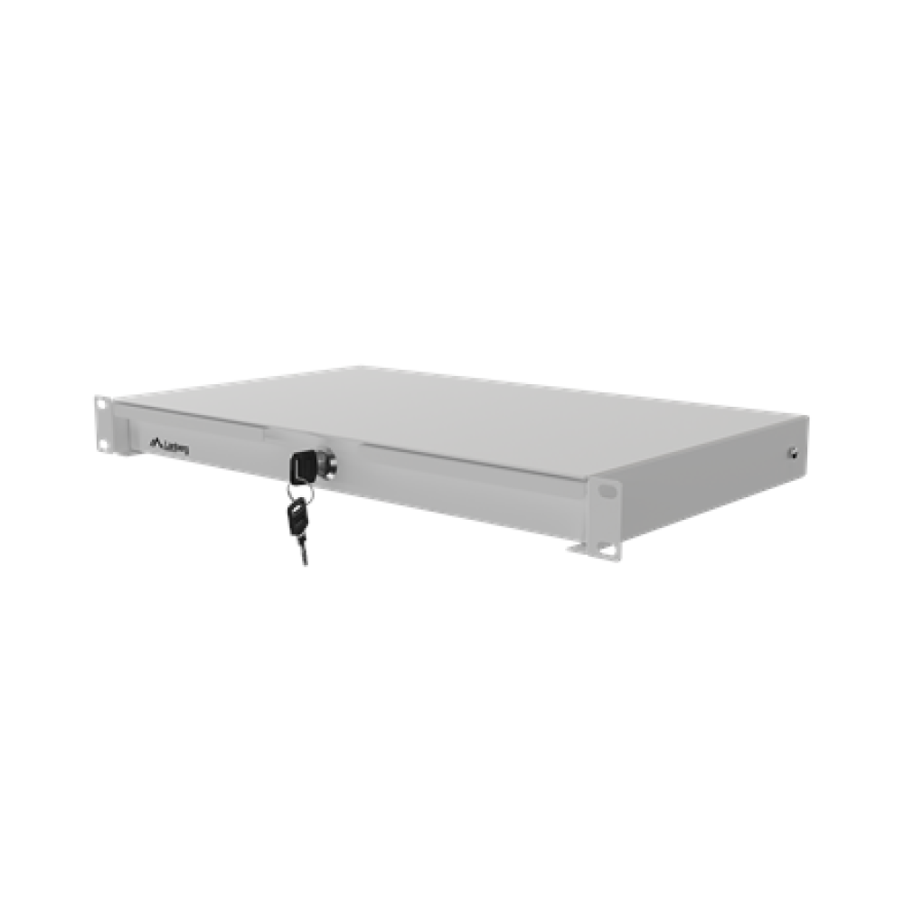 Lanberg 19 Drawer 1U, max load capacity up to 30 kg assembly , AK-2002-S , 48.26 x 27 x 4.4 cm , Grey
