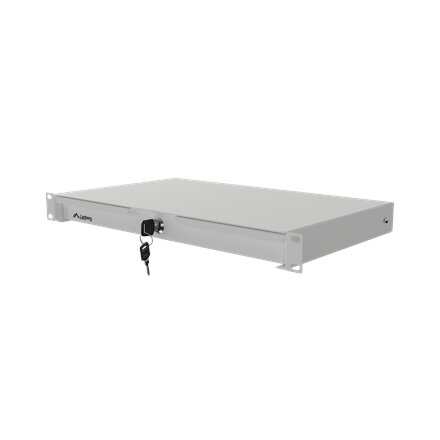 Lanberg 19 Drawer 1U, max load capacity up to 30 kg assembly , AK-2002-S , 48.26 x 27 x 4.4 cm , Grey
