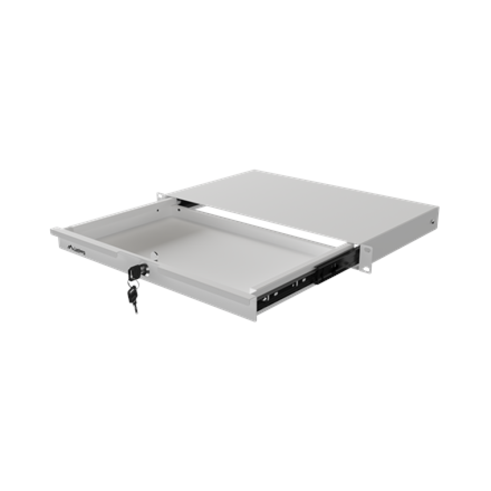 Lanberg 19 Drawer 1U, max load capacity up to 30 kg assembly , AK-2002-S , 48.26 x 27 x 4.4 cm , Grey