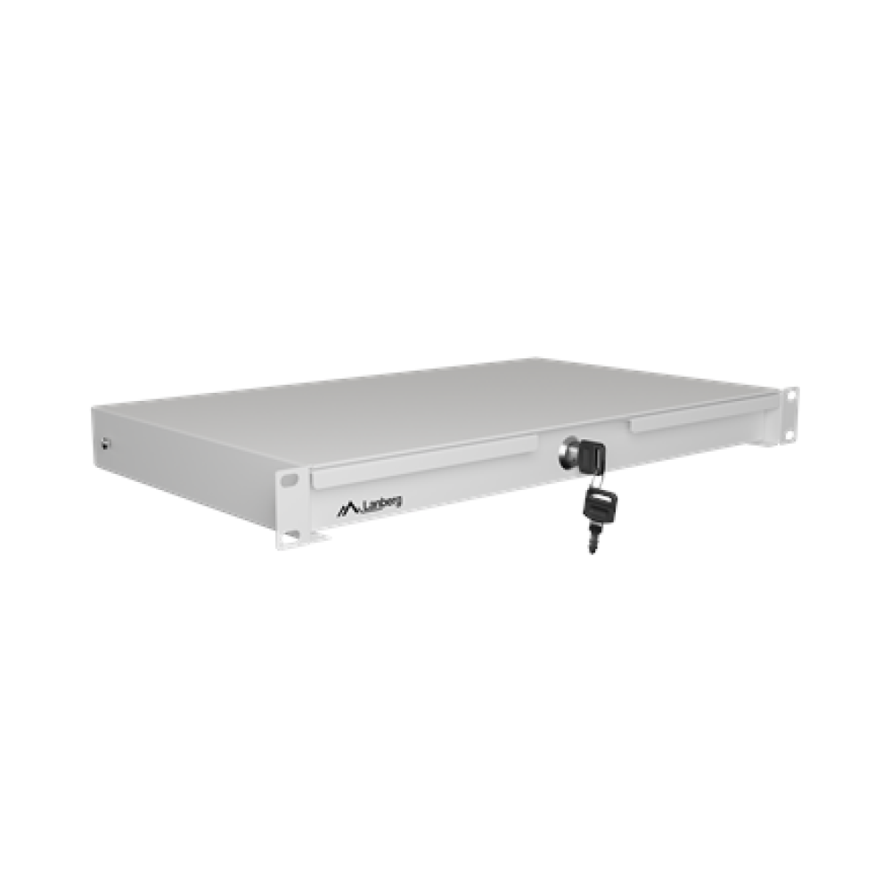 Lanberg 19 Drawer 1U, max load capacity up to 30 kg assembly , AK-2002-S , 48.26 x 27 x 4.4 cm , Grey