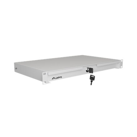 Lanberg 19 Drawer 1U, max load capacity up to 30 kg assembly , AK-2002-S , 48.26 x 27 x 4.4 cm , Grey