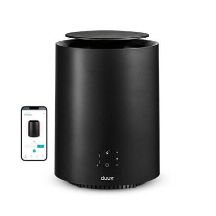 Duux Threesixty 2 Smart Fan + Heater , Fan and heater , 1800 W , Suitable for rooms up to 30 m² , Matt Black