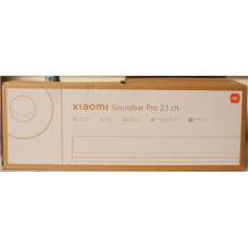SALE OUT. Xiaomi Soundbar Pro 2.1 ch , Xiaomi Soundbar Pro 2.1 ch , Warranty 24 month(s) , 300 W , Bluetooth , Wireless connection , Black , DAMAGED PACKAGING, MISSING INNER PACKAGING. SCRATCHED AND DIRTY