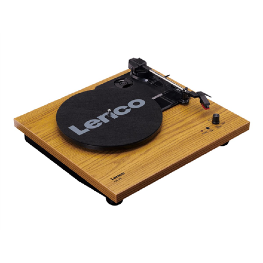 Lenco LS-10 record player with speakers wood , Lenco