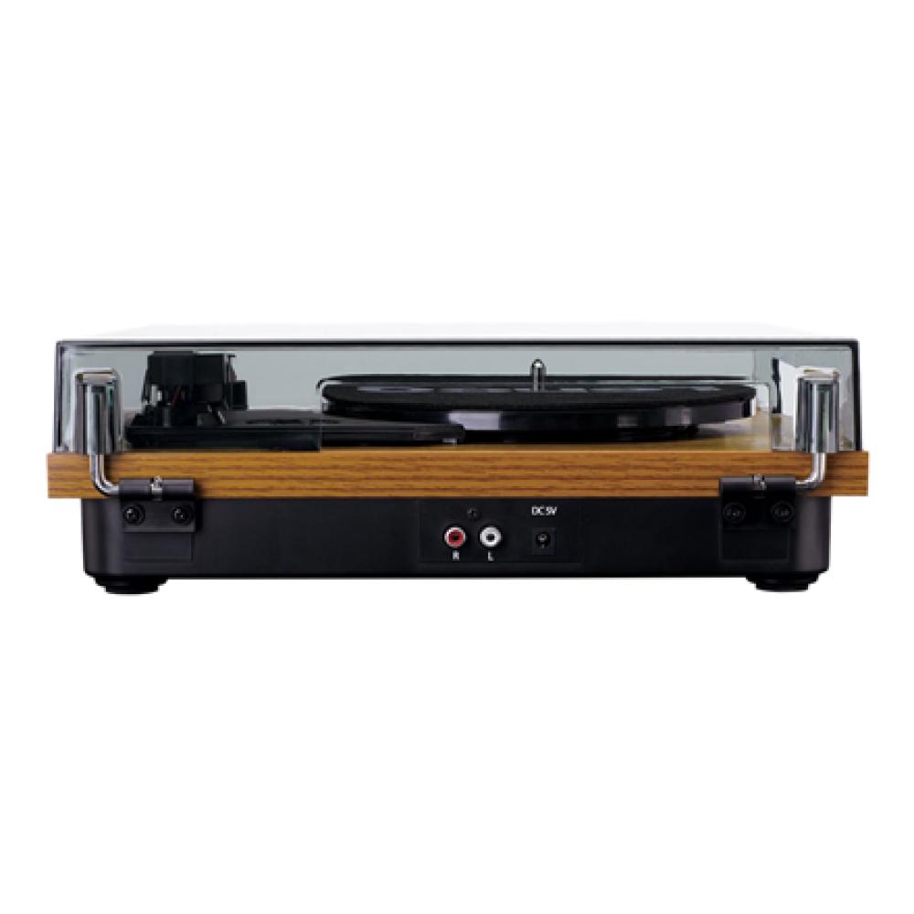 Lenco LS-10 record player with speakers wood , Lenco