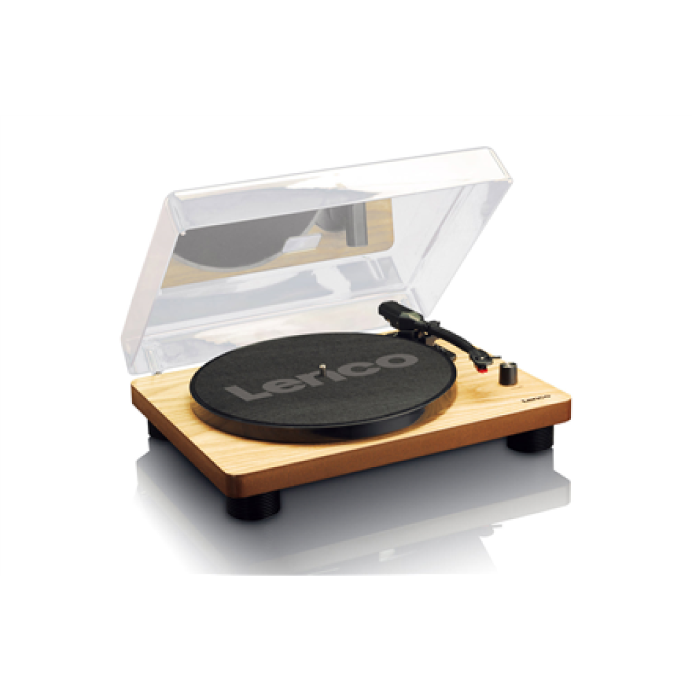 Lenco LS-10 record player with speakers wood , Lenco