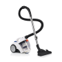 Tristar SZ-4116 Cyclone Vacuum Cleaner, Bagless, Compact Design, Volume 2 L, White